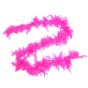 Карнавальный шарф перо 1,8 метра 30 грамм, цвет розовый 1216254