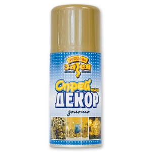 Спрей Декор золотой 150мл/V