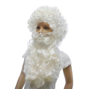 Карнавальный набор "Дед Мороз" кудрявая борода 1110742
