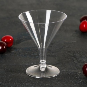 Бокал для мартини "Кристалл",100 мл, прозрачный, 6 шт/уп. 4390896