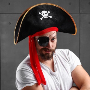 Карнавальная шляпа "Пират" 40*20*8 307904