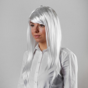 Карнавальный парик "Красотка", цвет белый 2500196
