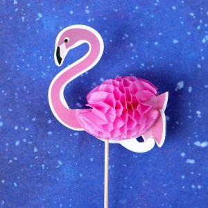 Шпажки "Розовый фламинго" (набор 6 шт)   3823284