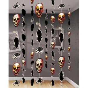 Гирлянда вертик Halloween 1,8м 6шт/A