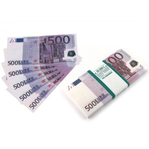 Имитация пачки денег 500 евро/МФ