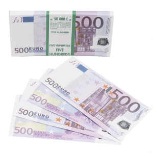 Деньги для выкупа, 500 Евро, 16*7 см, 80 шт.