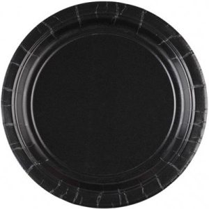 Тарелка Jet Black 17см 8шт/A