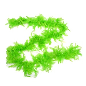 Карнавальный шарф перо 1,8 метра 30 грамм, цвет зеленый 1216250