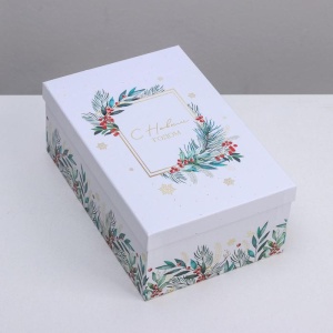 Коробка подарочная «Новый год», 28 × 18,5 × 11,5 см 5092343