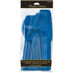 Столовые приборы пл Br Royal Blue 24шт/A